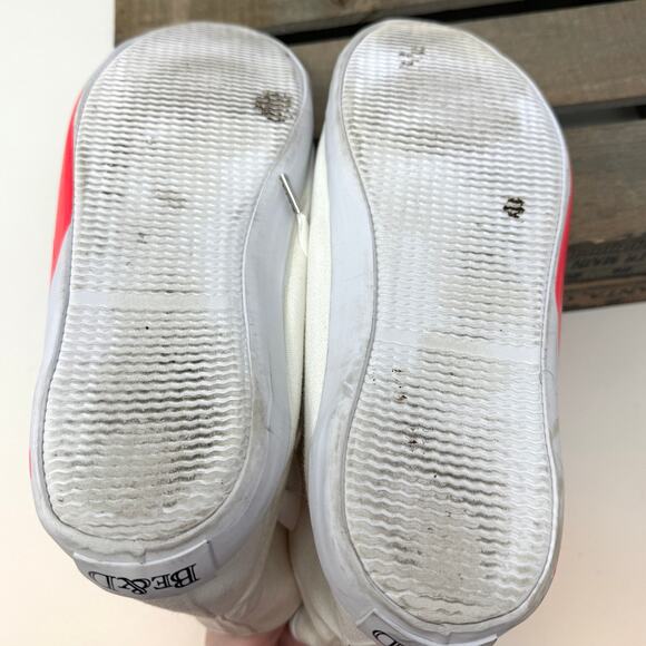 Be & D Bright Lights Big City Stiletto High Heel Sneakers Neon Pink Size 10 - Picture 8 of 8